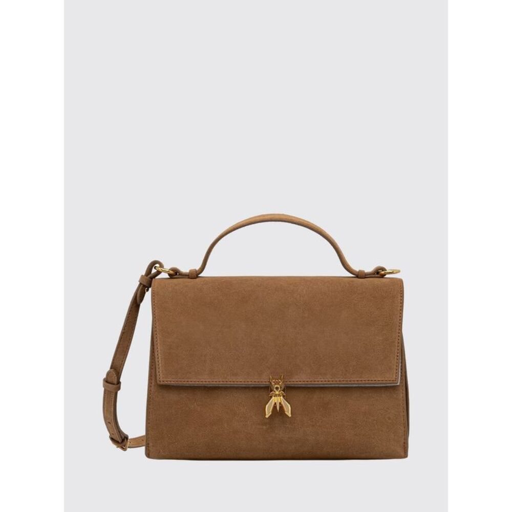 Patrizia Pepe Women Patrizia Pepe Suede Handbag With Monogram And Fly Logo